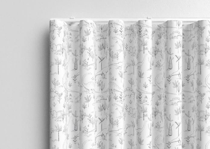 Dino Park, Anthracite - Made to Measure Curtains - Image 13